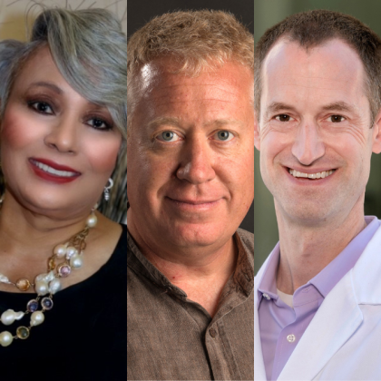 A collage of headshots of Denver Health Board of Directors members Rose Andom, Fred Glick, and Read Pierce M.D., who joined the board in January 2024