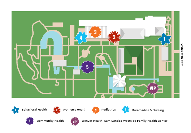 Promenade map showing sponsorship levels